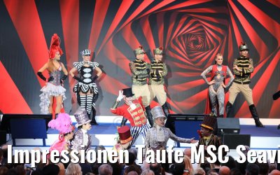 Impressionen Taufe MSC Seaview Genua 09.06.2018