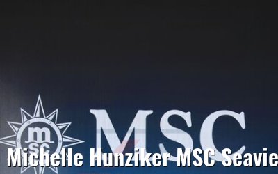 Michelle Hunziker MSC Seaview Taufe 09.06.2018