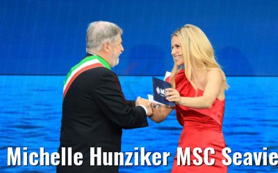 Michelle Hunziker MSC Seaview Taufe 09.06.2018