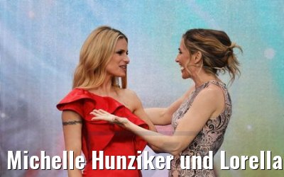 Michelle Hunziker und Lorella Cuccarini Taufe MSC Seaview Genua