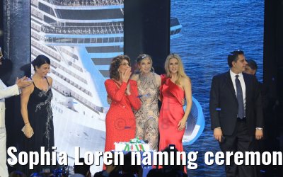 Sophia Loren naming ceremony MSC Seaview Genoa 09.06.2018