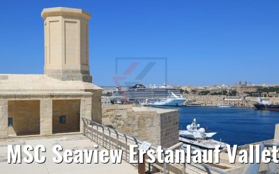 MSC Seaview Erstanlauf Valletta, Malta 13.06.2018