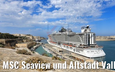 MSC Seaview und Altstadt Valletta Malta 13.06.2018