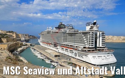 MSC Seaview und Altstadt Valletta Malta 13.06.2018