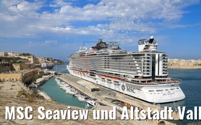 MSC Seaview und Altstadt Valletta Malta 13.06.2018