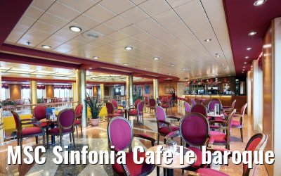 MSC Sinfonia Cafe le baroque