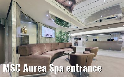 MSC Aurea Spa entrance