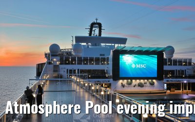 Atmosphere Pool evening impressions