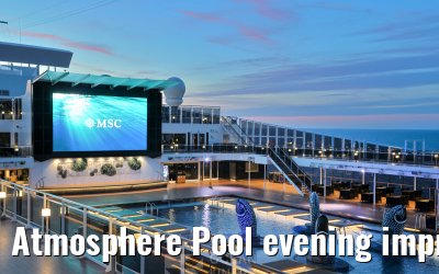 Atmosphere Pool evening impressions