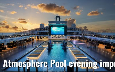 Atmosphere Pool evening impressions