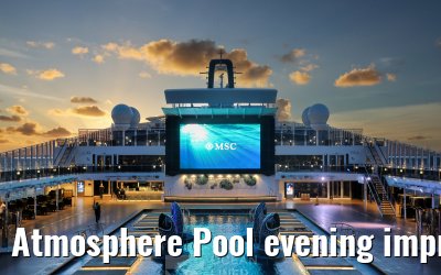 Atmosphere Pool evening impressions