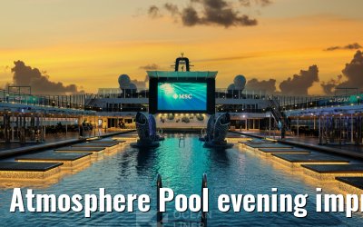 Atmosphere Pool evening impressions