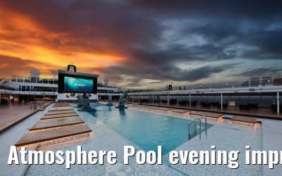 Atmosphere Pool evening impressions