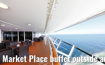 Market Place buffet outside area