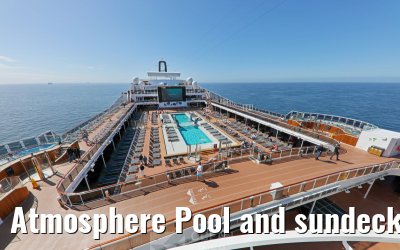 Atmosphere Pool and sundeck view