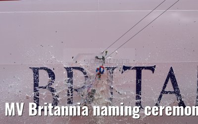 MV Britannia naming ceremony Queen Elizabeth II 10.03.2015