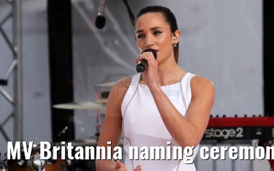 MV Britannia naming ceremony Queen Elizabeth II 10.03.2015