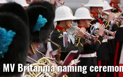 MV Britannia naming ceremony Queen Elizabeth II 10.03.2015
