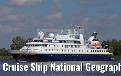 Cruise Ship National Geographic Orion Kiel Canal transit 06.09.2016