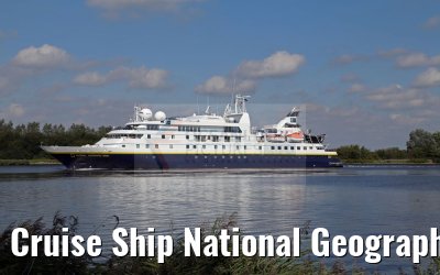 Cruise Ship National Geographic Orion Kiel Canal transit 06.09.2016