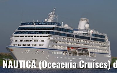 NAUTICA (Oceaenia Cruises) departing Amsterdam - September 04, 2012