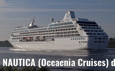 NAUTICA (Oceaenia Cruises) departing Amsterdam - September 04, 2012