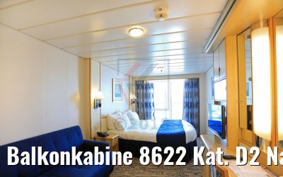 Balkonkabine 8622 Kat. D2 Navigator of the Seas