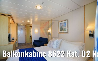 Balkonkabine 8622 Kat. D2 Navigator of the Seas