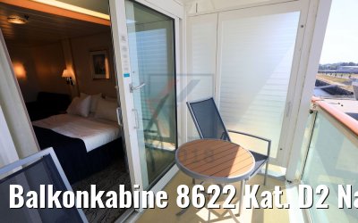 Balkonkabine 8622 Kat. D2 Navigator of the Seas