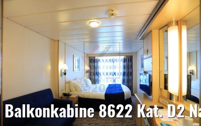 Balkonkabine 8622 Kat. D2 Navigator of the Seas