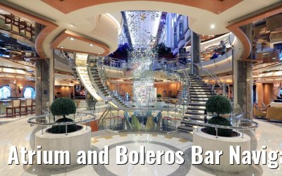 Atrium and Boleros Bar Navigator of the Seas