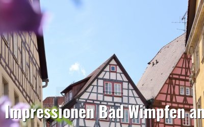 Impressionen Bad Wimpfen am Neckar 05.08.2021