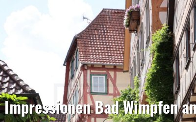 Impressionen Bad Wimpfen am Neckar 05.08.2021