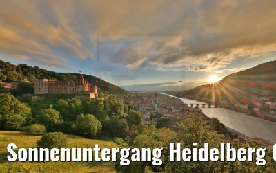 Sonnenuntergang Heidelberg 07.08.2021