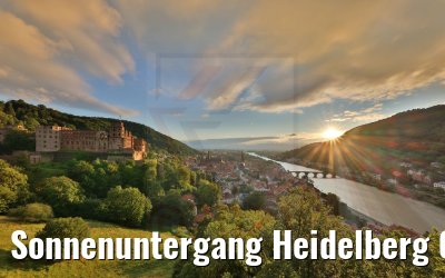 Sonnenuntergang Heidelberg 07.08.2021