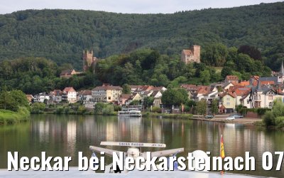 Neckar bei Neckarsteinach 07.08.2021