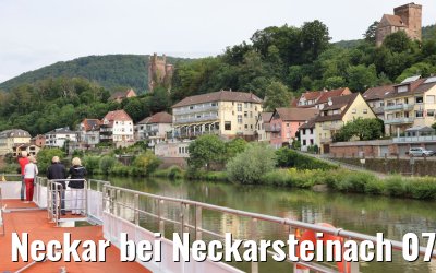 Neckar bei Neckarsteinach 07.08.2021