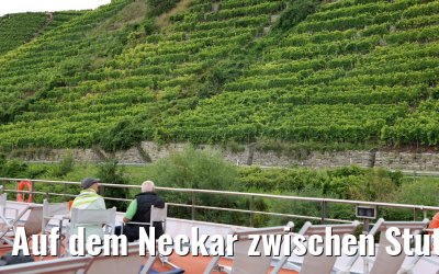 Auf dem Neckar zwischen Stuttgart und Heilbronn 04.08.2021