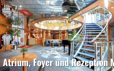 Atrium, Foyer und Rezeption MS Maxima