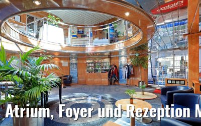 Atrium, Foyer und Rezeption MS Maxima