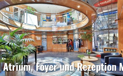 Atrium, Foyer und Rezeption MS Maxima