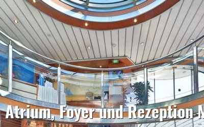 Atrium, Foyer und Rezeption MS Maxima