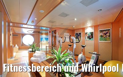 Fitnessbereich und Whirlpool MS Maxima