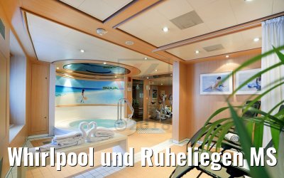 Whirlpool und Ruheliegen MS Maxima