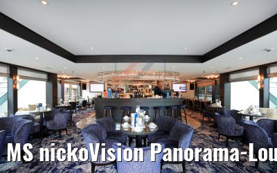 MS nickoVision Panorama-Lounge Bar mit neuen Blumen