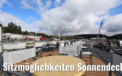 Sitzmöglichkeiten Sonnendeck nickoVision