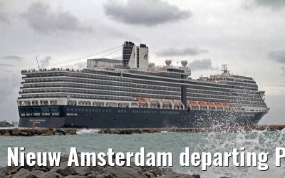 Nieuw Amsterdam departing Port Everglades, 05. February 2012