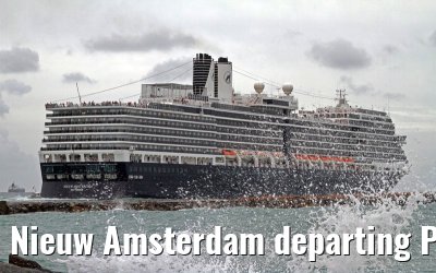 Nieuw Amsterdam departing Port Everglades, 05. February 2012