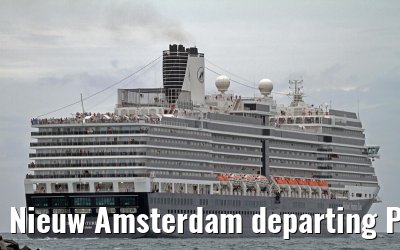 Nieuw Amsterdam departing Port Everglades, 05. February 2012