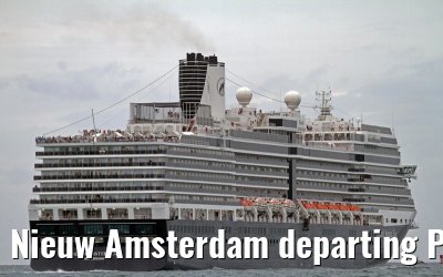 Nieuw Amsterdam departing Port Everglades, 05. February 2012
